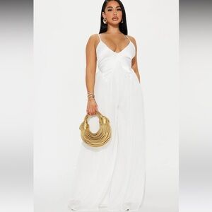 Off White Sexy Jump Suit